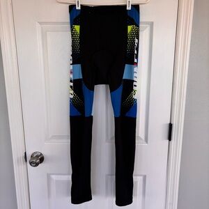 Stylish Black and Blue Cycling Joggers